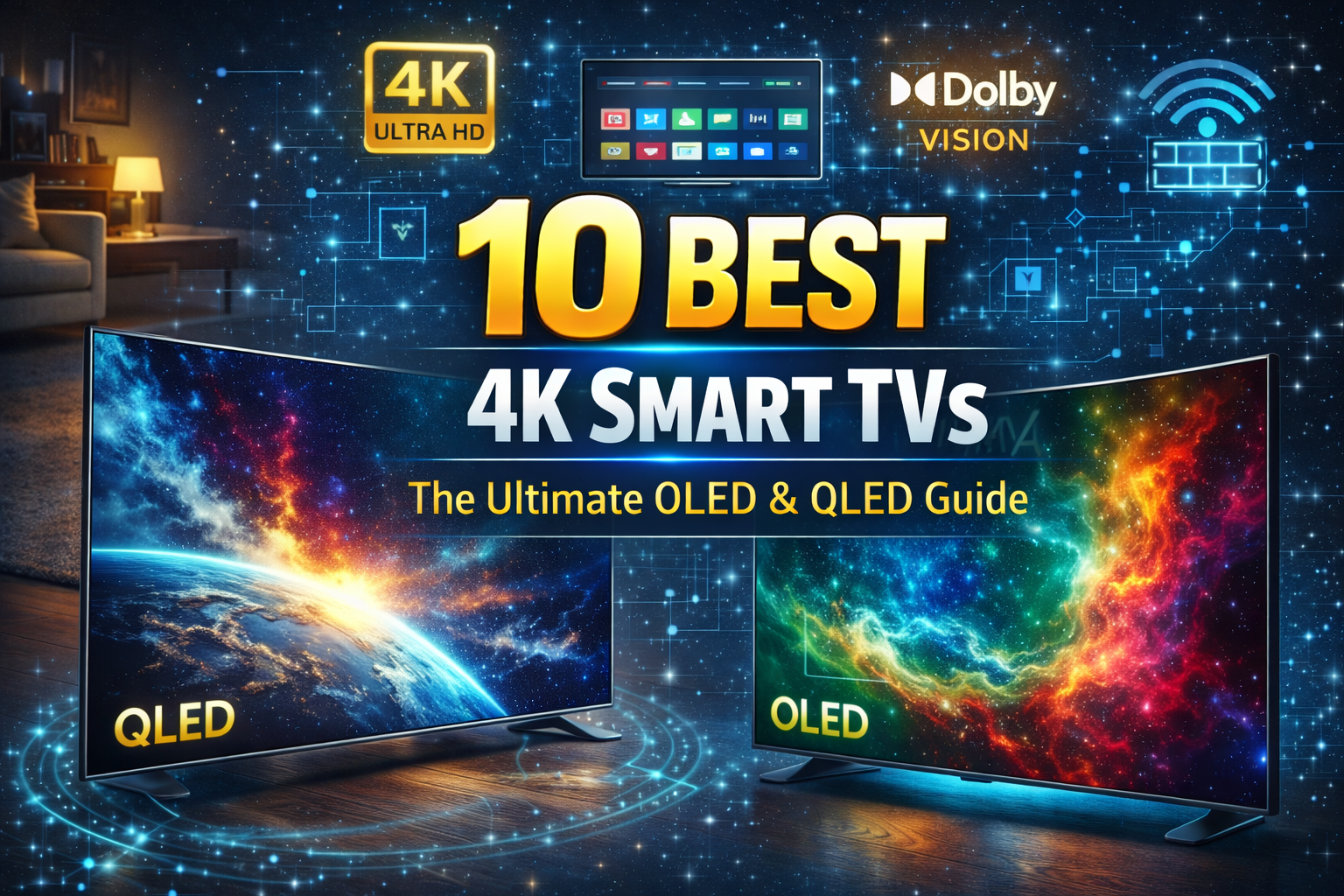 10 Best 4K Smart TVs: The Ultimate OLED & QLED Guide