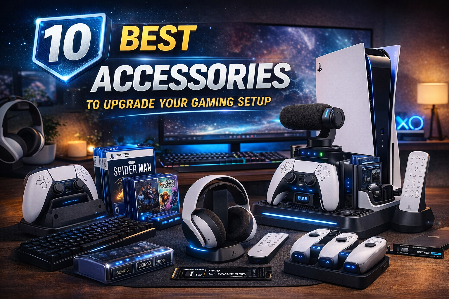 10 Best PS5 Accessories to Upgrade Your Gaming Setup