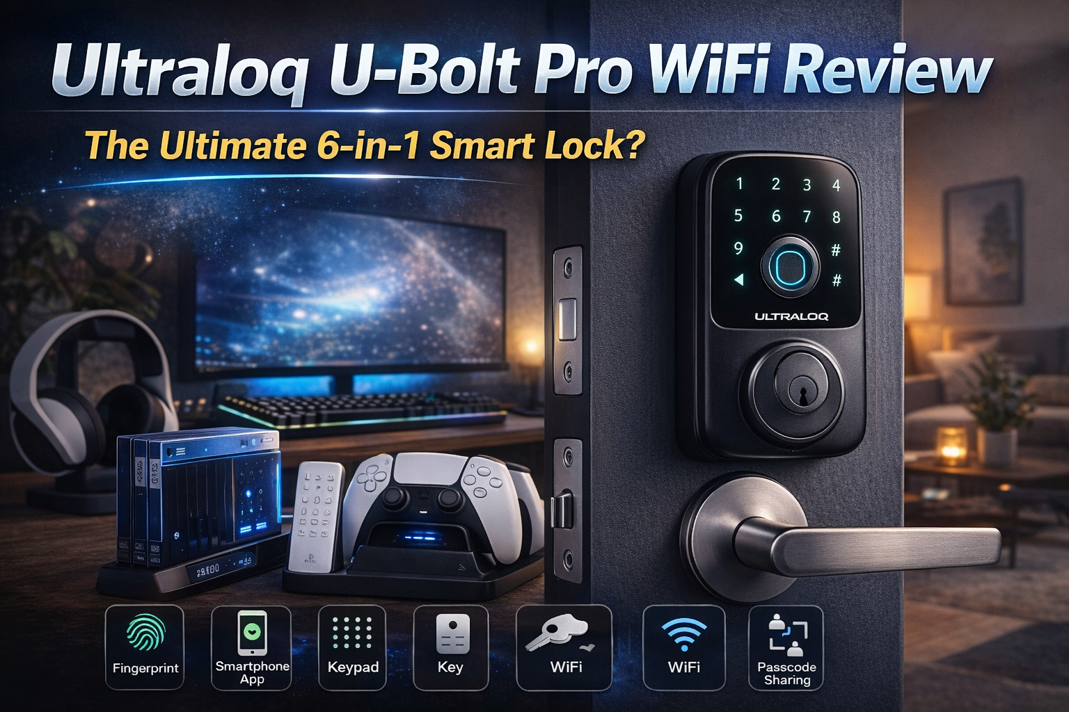 Ultraloq U-Bolt Pro WiFi Review: The Ultimate 6-in-1 Smart Lock?