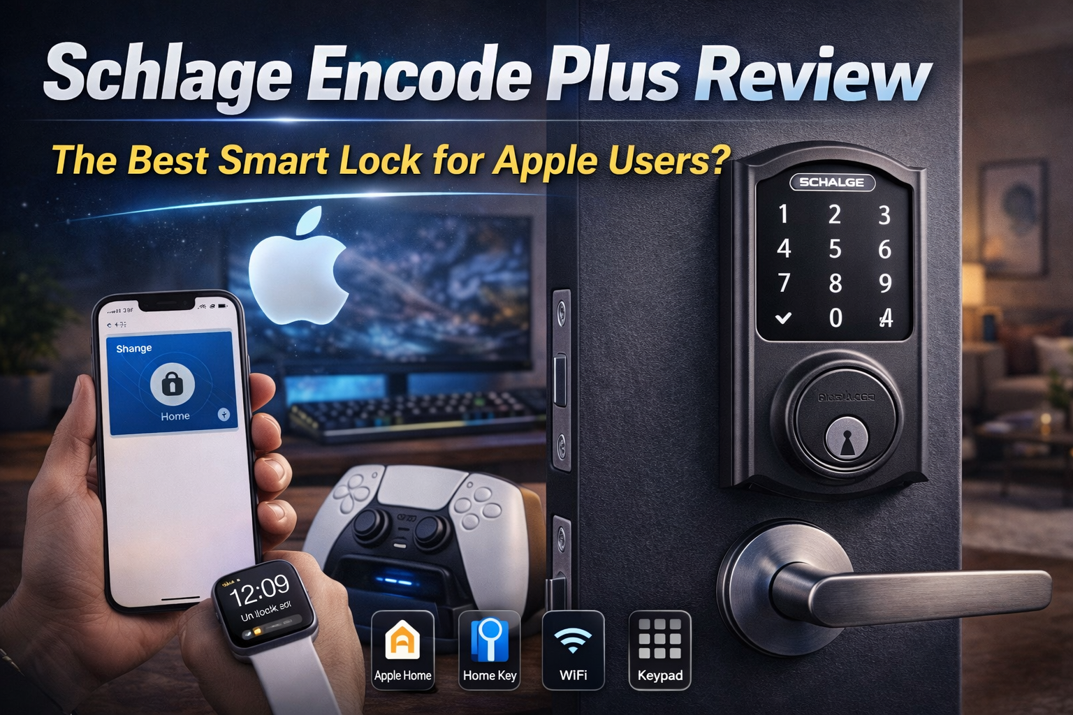 Schlage Encode Plus Review: The Best Smart Lock for Apple Users?