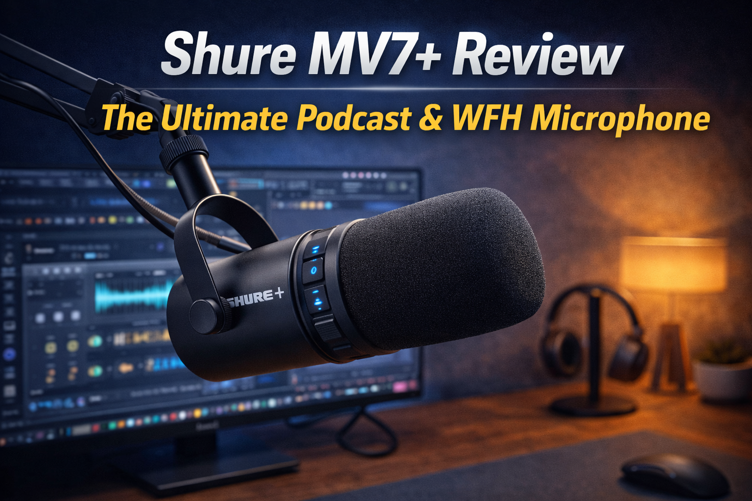 Shure MV7+ Review: The Ultimate Podcast & WFH Microphone