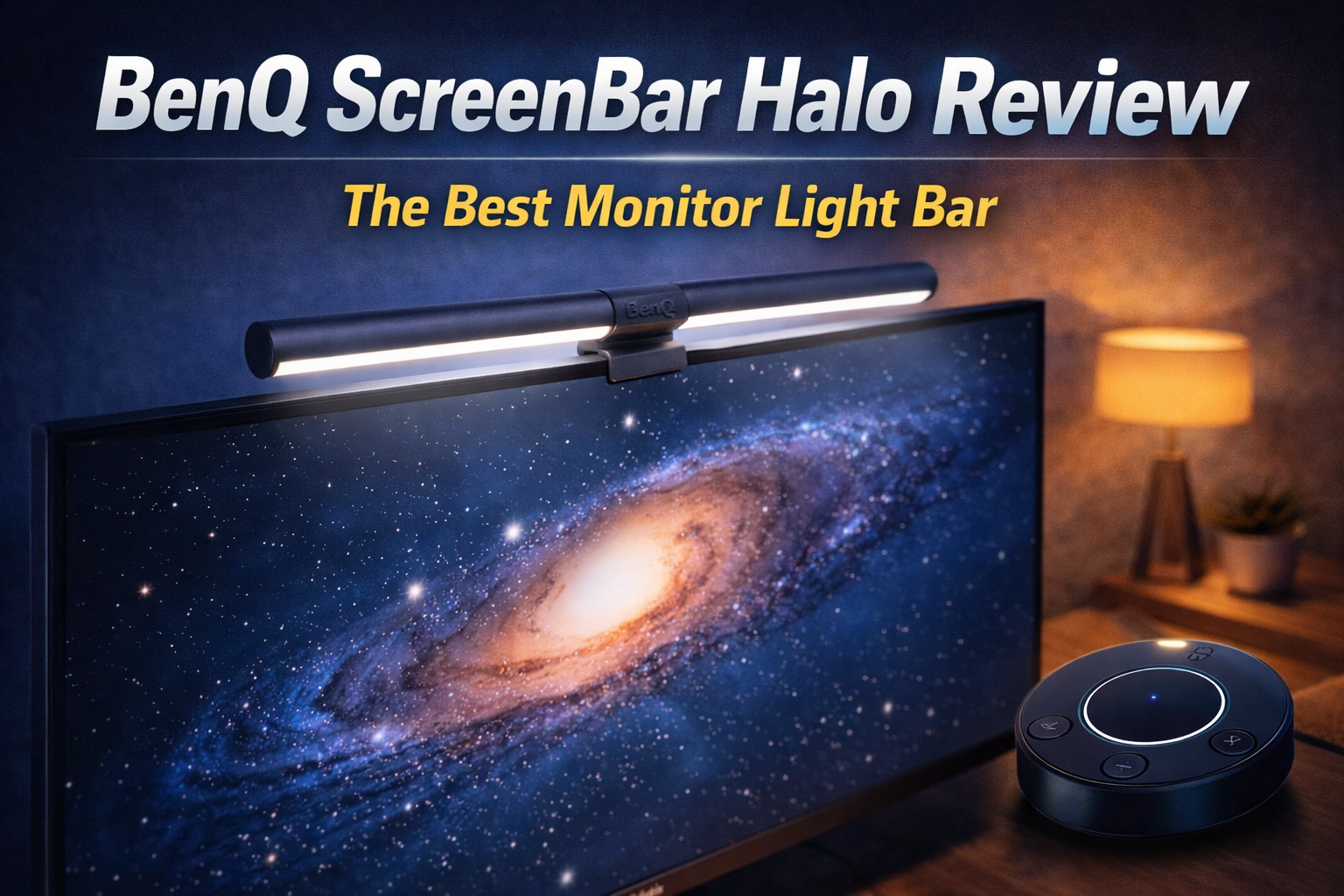 BenQ ScreenBar Halo Review: The Best Monitor Light Bar
